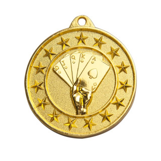 50MM Shooting Star Medal - Poker from $7.60