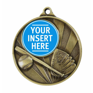 50MM Sunrise Insert Medal Baseball from $7.60