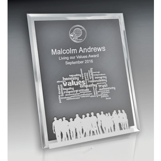 Mirror Edged Glass-Rectangle Portrait from $25.97