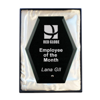 Laser Glass Hexagon-Black from $34.46