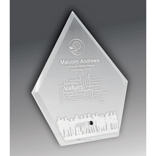 Laser Glass Arrowhead-Clear from $31.19