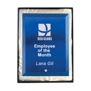 Laser Glass 10mm Rectangle Blue from $33.99