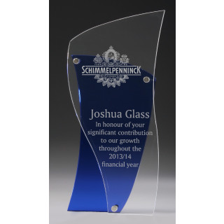 15mm Blue Acrylic Clear Wave from $62.69