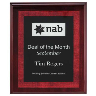 250MM Vivid Plaque - Red from $54.67