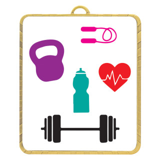 75MM Lynx Medal - Fitness from $7.84