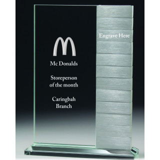 255mm 10mm Glass with Metal Side Sliders from $123.16