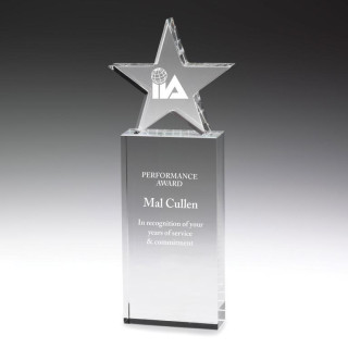 255MM Crystal Star Award in G/Box from $100.77