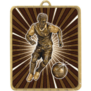 63 x 75MM Soccer Male Lynx Medal from $7.28
