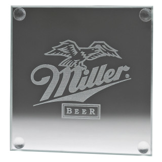 100 x 100MM Single Glass Coaster - Square from $11.64