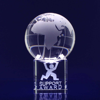 Crystal Spinning Globe M