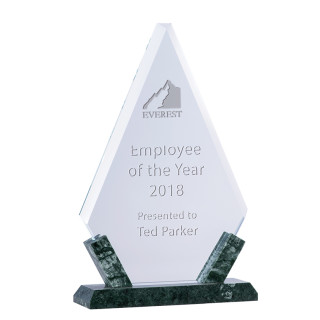 Green Marble Glass - Arrowhead from $64.61