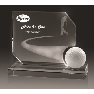 130mm Golf Glass Ball Pedestal from $49.97