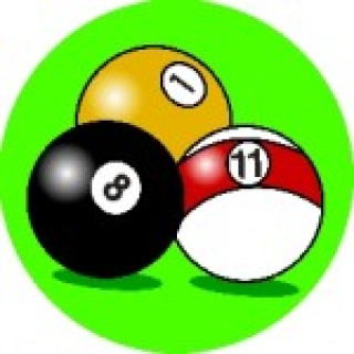 Billards Cartoon Balls