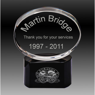 120mm Optical Oval on BLK Base from $70.95