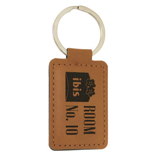 60MM Leatherette Keychain from $11.64