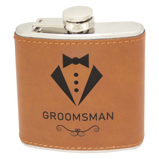 6oz Flask Rawhide Leatherette from $20.57