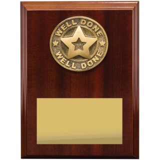 175MM Well Done Plaque from $13.18