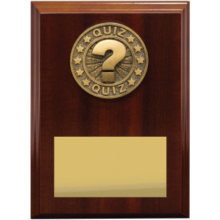 175MM Quiz Award Plaque from $13.18