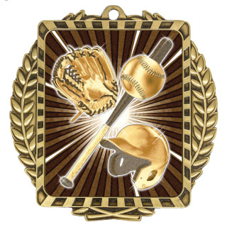90MM Lynx Wreath Medal - Baseball from $7.30
