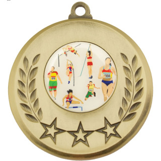 52MM Laurel Medal - Track & Field from $6.35