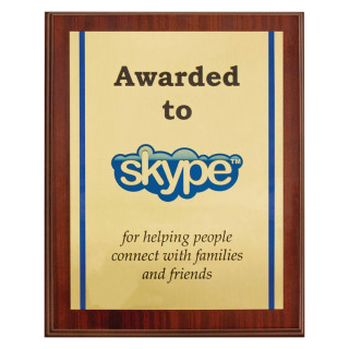 Colour Plaque - Gold