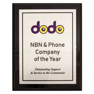 Colour Plaque - Silver