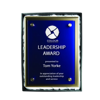 Plaque with Glass - Blue, Green or Red from $55.04