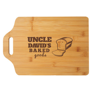 380MM Bamboo Board with Slot Handle from $18.29