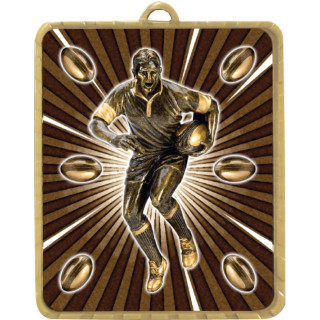63 x 75MM Rugby Male Lynx Medal from $7.28