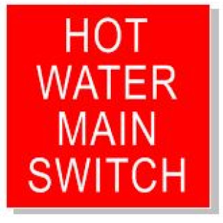 20x20mm HOT WATER MAIN SWITCH