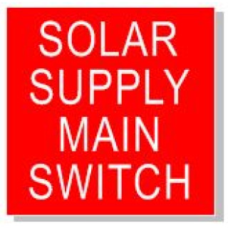 20x20mm SOLAR SUPPLY MAIN SWITCH
