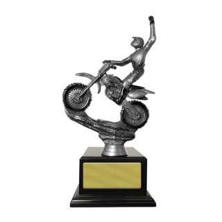 320MM Silver Moto-X Bike on Base from $56.31