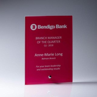 Craft Plaque Red from $26