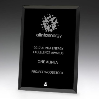 Craft Plaque Black Glass (5mm thick) from $26.46