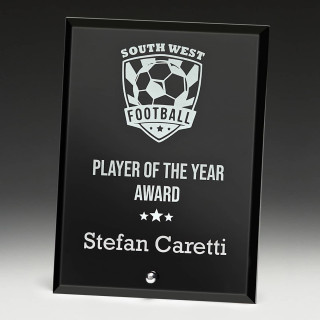 Radiant Plaque Black