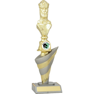 270mm Silver-Gold Stripe with King Piece