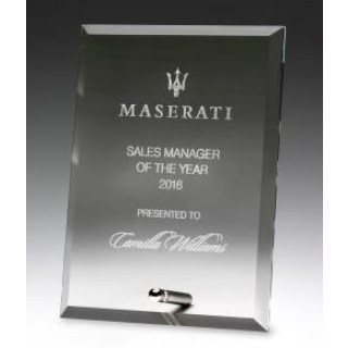 Clear Glass Plaque (10mm thick) from $35.00