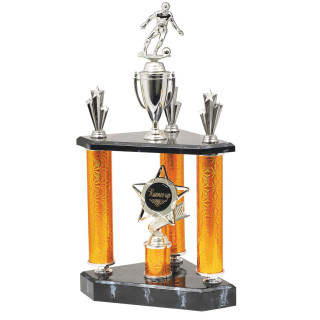 Soccer Perpetual & Post Trophy 510mm