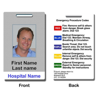 Double Side ID Badges Portrait / Landscape