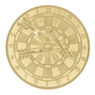 Darts board gold metal