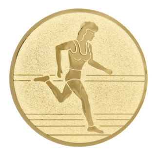 Female Track gold metal