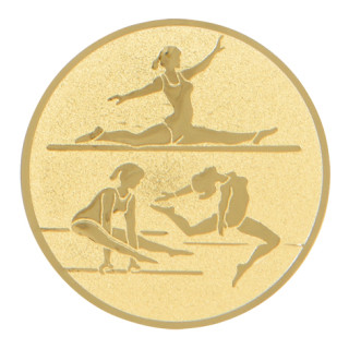 Gynastics Female gold metal