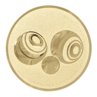 Lawn bowls gold metal