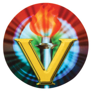 Victory flame holographic