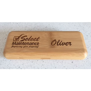 Bamboo Twin Pen Holder from $29