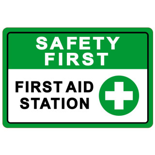 Tri Layer Safety First Sign 300 x 200mm