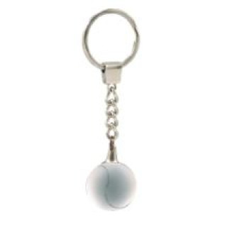 25mm Tennis Crystal Keyring 