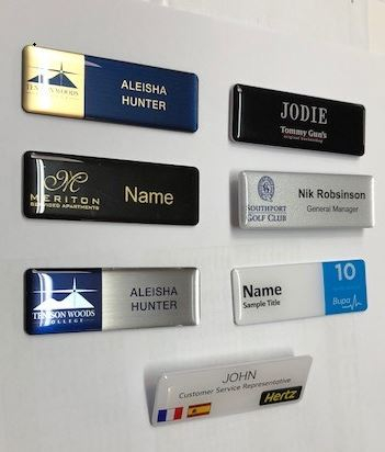 personalised badges